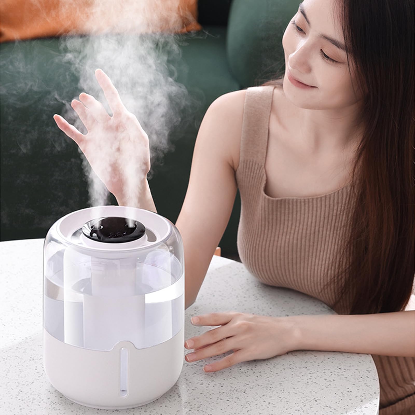 Amazon.co.jp: 枕元 加湿器 手入れ簡単 空焚き防止 スチーム式加湿器